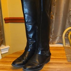 Black Tall Boots, Sz 7